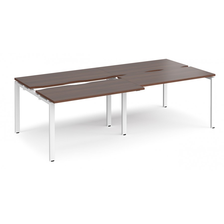 Adapt 1200mm Deep Sliding Top Double Back to Back Bench Desk